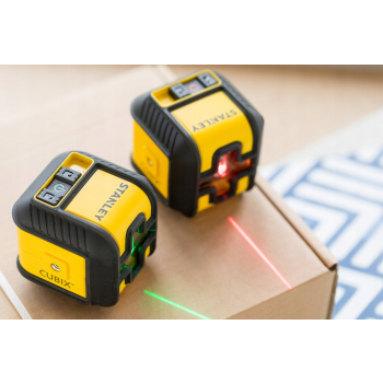 LASER KRZYŻOWY CUBIX CZERWONY STANLEY