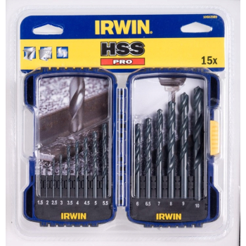 KOMPLET WIERTEŁ DO METALU HSS PRO 19 SZTUK 1-10MM