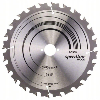 PIŁA TARCZOWA T SPEEDLINE WOOD 250*3.2*30/Z24 BOSC