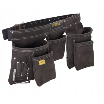 PAS MONTERSKI 3 KIESZENIE SKÓRZANY STANLEY
