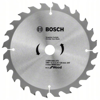 TARCZA PILARSKA ECO OP WO 190*2.2/20 BOSCH
