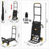SKŁADANY WÓZEK MAGAZYNOWY 2W1 130KG. VOREL