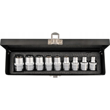 KLUCZE NASADOWE TORX E10-24 ZESTAW 9-SZTUKOWY YATO