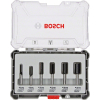ZESTAW FREZÓW 6 SZT. UCHWYT 6MM BOSCH