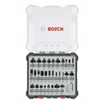 ZESTAW FREZÓW 30 SZT. UCHWYT 8MM BOSCH