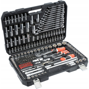 ZESTAW NARZĘDZIOWY XXL 1/4'', 3/8'', 1/2'' KPL 216