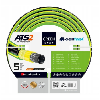WĄŻ OGRODOWY GREEN ATS 1/2 50MB CELL-FAST