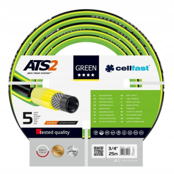 WĄŻ OGRODOWY GREEN ATS 3/4 25MB CELL-FAST