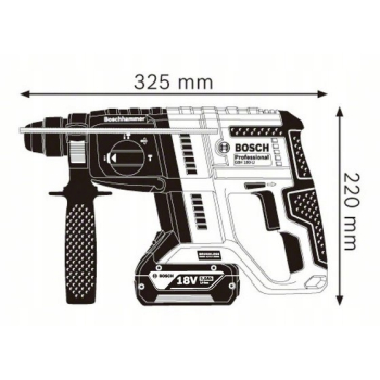 MŁOT UDAROWY OBROTOWY AKUMULATOROWY SDS+ GBH 180-L