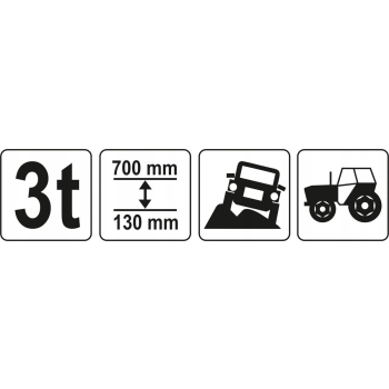 PODNOŚNIK FARMERSKI 3T 33'' YATO