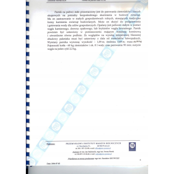 PARNIK Z SZAMOTEM OCYNKOWANY 100 L UN