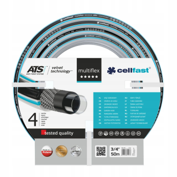 WĄŻ OGRODOWY MULTIFLEX ATS VT 3/4' 50MB CELL-FAST