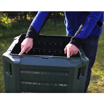 KOMPOSTOWNIK MODULE COMPOGREEN 1200 L CZARNY UN