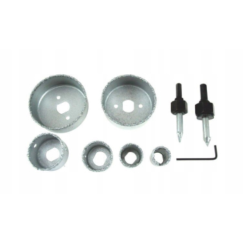 OTWORNICE DO BETONU I GLAZRY 22-73mm ZESTAW 9szt
