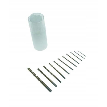Wiertła do metalu 1,5 - 8 mm, 11 sztuk, PRECYZYJNE