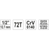 GRZECHOTKA 1/2'' 155MM YATO