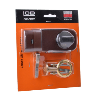 ZAMEK NAWIERZCHNIOWY 3 KLUCZE TB61 60MM BRĄZOWY LO