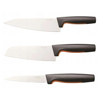 ZESTAW 3 NOŻY W BLOKU BAMBUSOWYM FISKARS