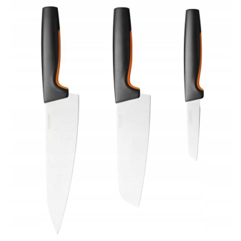 ZESTAW 3 NOŻY W BLOKU BAMBUSOWYM FISKARS