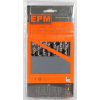 ZESTAW WIERTEŁ HSS DO METALU 1-10MM 19SZT. EPM