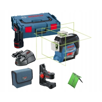 LASER LINIOWY GLL 3-80 CG+BM1 L-BOXX ZIELONA WIĄZK