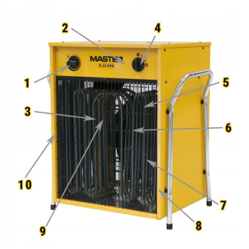 NAGRZEWNICA ELEKTRYCZNA MASTER B 22 EPB MASTER