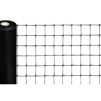 Siatka przeciw kretom 16x16mm czarna 1,00m - rolka