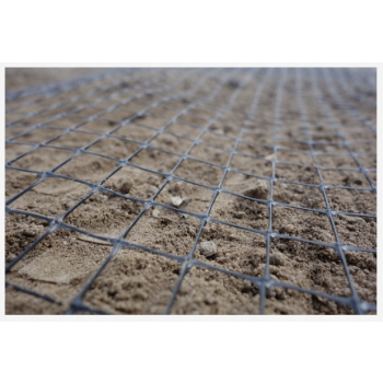 Siatka przeciw kretom 16x16mm czarna 1,00m - rolka