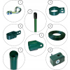 SIATKA POWLEKANA PCV - WYS. 1,80 M , DRUT 3,2 MM -