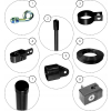 SIATKA POWLEKANA PCV - WYS. 1,80 M , DRUT 3,2 MM -