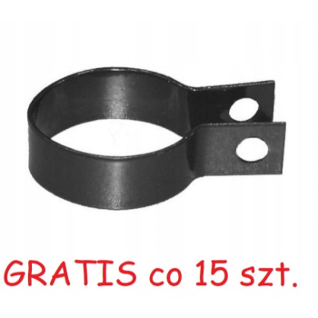 Obejmy montażowe na słupek fi 48 mm antracyt