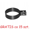 Obejmy montażowe na słupek fi 60 mm antracyt