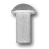 NIT ALUMINIOWY PEŁNY Z ŁBEM KULISTYM 6.0*10 MM