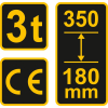 PODNOŚNIK HYDRAULICZNY SŁUPKOWY 3T