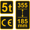 PODNOŚNIK HYDRAULICZNY SŁUPKOWY 5T