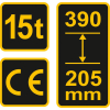 PODNOŚNIK HYDRAULICZNY SŁUPKOWY 15T
