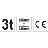 PODNOŚNIK HYDRAULICZNY ŻABA 3T