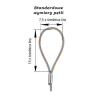 ZAWIESIE LINOWE TYPU F 10MM 1MB