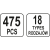 KOMPLET SPINEK SAMOCHODOWYCH MAZDA 475SZT