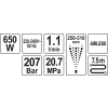 AGREGAT MALARSKI HYDRODYNAMICZNY 650W