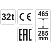 PODNOŚNIK HYDRAULICZNY SŁUPKOWY 32T
