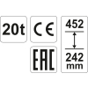 PODNOŚNIK HYDRAULICZNY SŁUPKOWY 20T