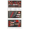 WÓZEK NARZĘDZIOWY 3-CZĘŚCIOWY Z NARZĘDZIAMI
