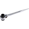 KLUCZ NASADOWY DWUSTRONNY Z GRZECHOTKĄ 19*22MM
