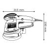 SZLIFIERKA MIMOŚRODOWA GEX AC 34-150 340W 150MM