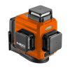 LASER 3D CZERWONY,UCHWYT MAGNETYCZNY, ŁADOWARKA, WALIZKA