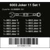 ZESTAW KLUCZY PŁASKO-OCZKOWYCH 6003 JOKER 11SZT.