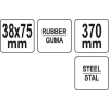 WAŁEK DOCISKOWY 75 MM Z UCHWYTEM STALOWYM
