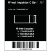 ZESTAW KLUCZY NASADOWYCH 1/2'' WHEEL IMPAKTOR C SET 1, 3SZT.