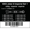 ZESTAW KLUCZY PŁASKO-OCZKOWYCH 6003 JOKER 8 IMPERIAL, 8CZ.